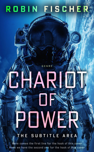 3D mockup of Blue Zodiac #28004 - Premade Science Fiction Book Cover