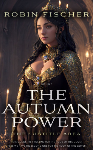 3D mockup of Thunder #28086 - Premade Fantasy Book Cover