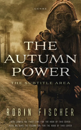 3D mockup of Oil #28094 - Premade Apocalyptica Book Cover