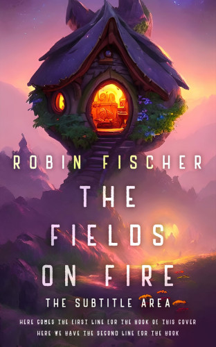 3D mockup of Thunder #28244 - Premade Fantasy Book Cover