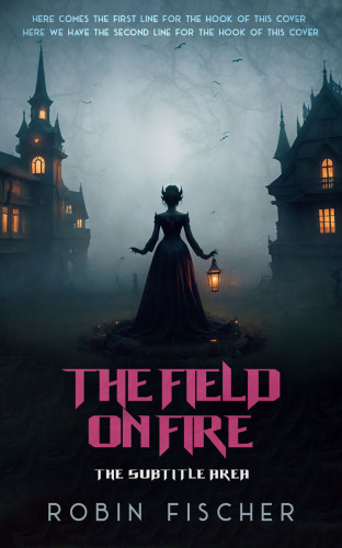 3D mockup of Amethyst Smoke #28306 - Premade Horror Book Cover