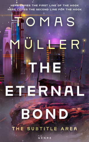 3D mockup of Mortar #28500 - Premade Science Fiction Book Cover