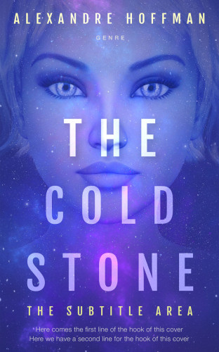 3D mockup of Blue Violet #28695 - Premade Science Fiction Book Cover