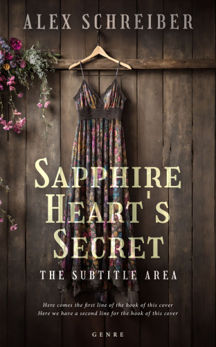 3D mockup of Cocoa Brown #28732 - Premade Literary Fiction Book Cover