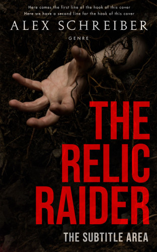 3D mockup of Cardinal #28766 - Premade Horror Book Cover