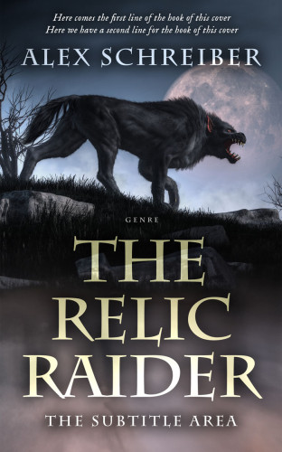 3D mockup of Shark #28811 - Premade Fantasy Book Cover