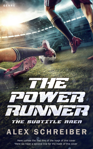 3D mockup of Swirl #28840 - Premade Action & Adventure Book Cover