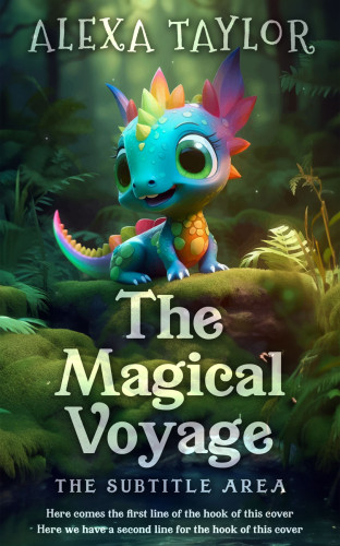 3D mockup of Heavy Metal #28922 - Premade Fantasy Book Cover