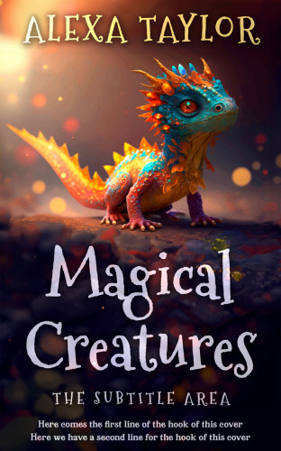 3D mockup of My Pink #28923 - Premade Fantasy Book Cover