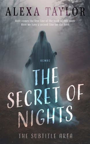 3D mockup of Abbey #29086 - Premade Abstract Book Cover