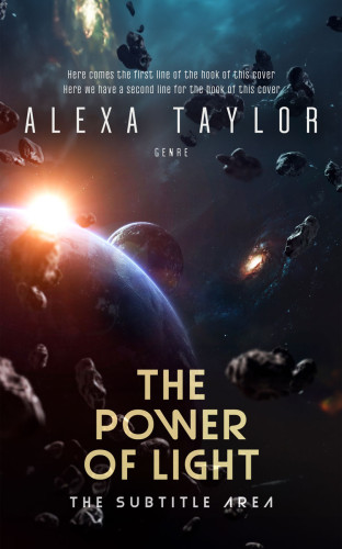 3D mockup of Shark #29121 - Premade Science Fiction Book Cover