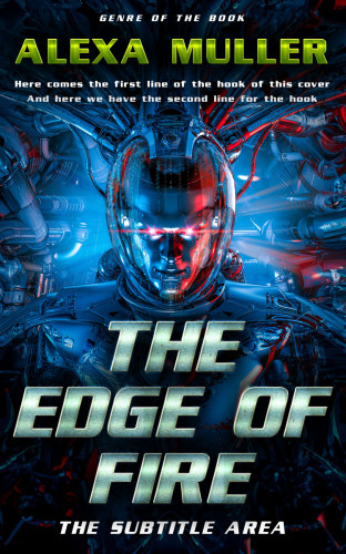 3D mockup of Firefly #29199 - Premade Science Fiction Book Cover