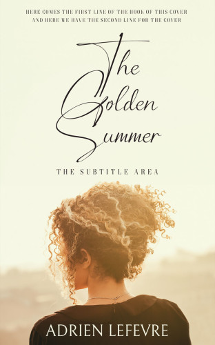 3D mockup of Ecru White #29370 - Premade Teen & Young Adult Book Cover