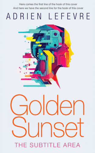 3D mockup of Athens Gray #29418 - Premade Abstract Book Cover