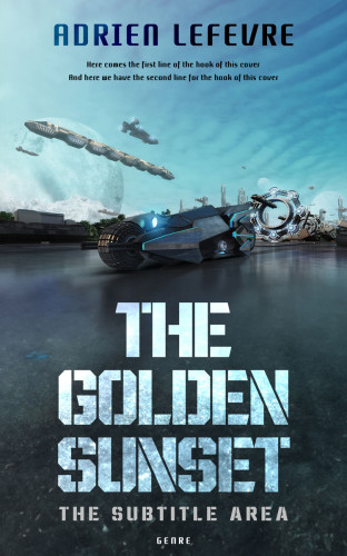 3D mockup of Outer Space #29527 - Premade Science Fiction Book Cover