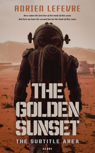 3D mockup of Night Rider #29528 - Premade Apocalyptica Book Cover