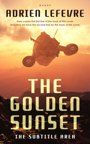 3D mockup of Night Rider #29537 - Premade Science Fiction Book Cover