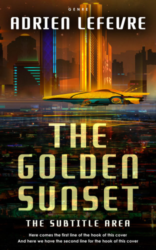 3D mockup of Night Rider #29538 - Premade Travel Book Cover