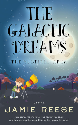 3D mockup of Oxford Blue #29663 - Premade Teen & Young Adult Book Cover