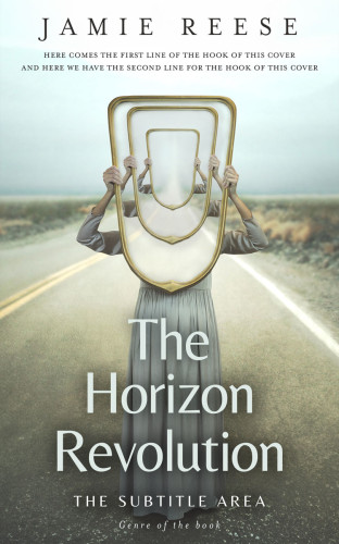 3D mockup of Tasman #29691 - Premade Abstract Book Cover