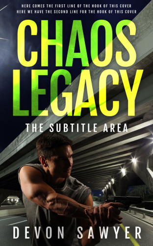 3D mockup of Shark #29990 - Premade Action & Adventure Book Cover