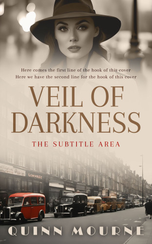 3D mockup of Soft Amber #30044 - Premade Mystery & Thriller & Suspense Book Cover