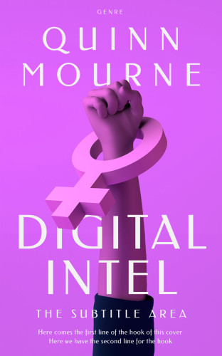 3D mockup of Heliotrope #30114 - Premade Business Book Cover