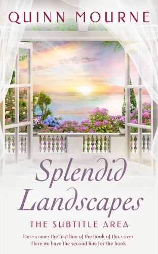 3D mockup of Satin Linen #30152 - Premade Travel Book Cover