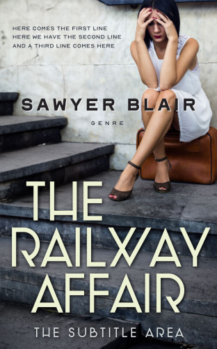 3D mockup of Celeste #30217 - Premade Literary Fiction Book Cover