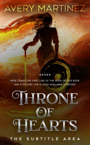 3D mockup of Clinker #30279 - Premade Fantasy Book Cover