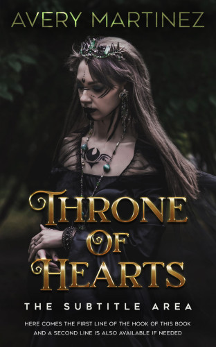 3D mockup of Log Cabin #30282 - Premade Fantasy Book Cover