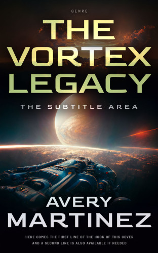 3D mockup of Akaroa #30324 - Premade Science Fiction Book Cover