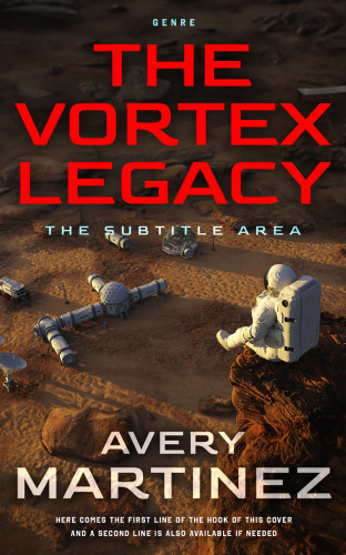 3D mockup of Oil #30329 - Premade Science Fiction Book Cover