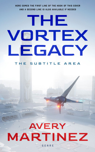 3D mockup of Geyser #30333 - Premade Science Fiction Book Cover