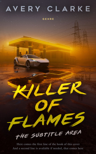 3D mockup of Oil #30387 - Premade Apocalyptica Book Cover