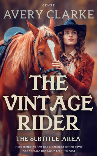 3D mockup of Woody Brown #30483 - Premade Romance Book Cover