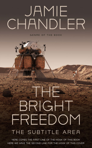 3D mockup of English Walnut #30951 - Premade Science Fiction Book Cover