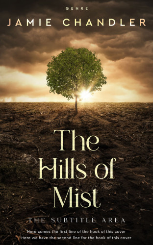 3D mockup of Oil #31032 - Premade Nature Book Cover