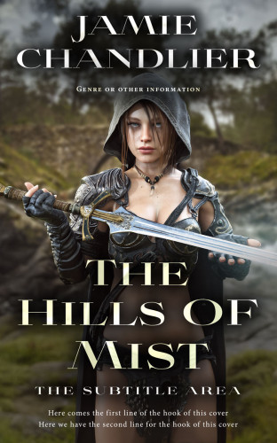 3D mockup of Rangitoto #31067 - Premade Fantasy Book Cover