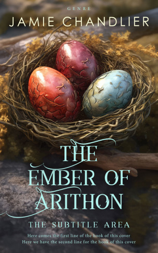 3D mockup of Taupe #31204 - Premade Fantasy Book Cover