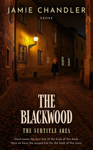 3D mockup of Cannon Black #31337 - Premade Mystery & Thriller & Suspense Book Cover