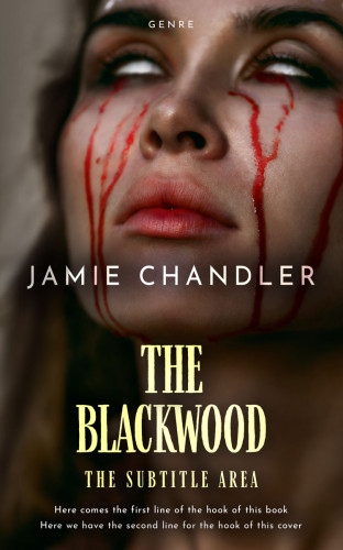 3D mockup of Bistre #31349 - Premade Horror Book Cover