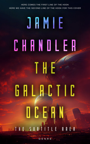 3D mockup of Tamarind #31421 - Premade Science Fiction Book Cover