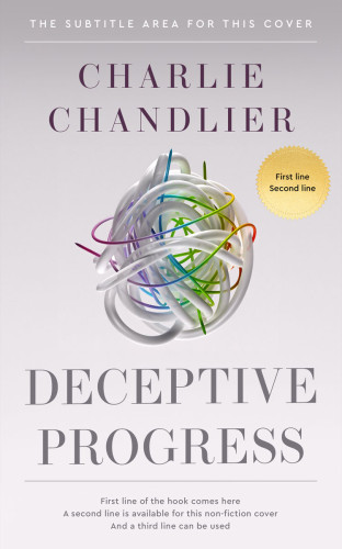 3D mockup of Alto #31613 - Premade Abstract Book Cover