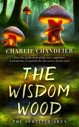 3D mockup of Woodrush #31672 - Premade Fantasy Book Cover