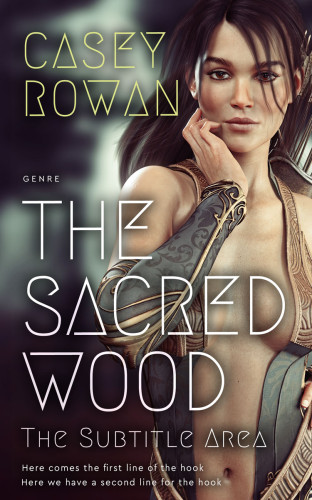 3D mockup of Thunder #31969 - Premade Fantasy Book Cover