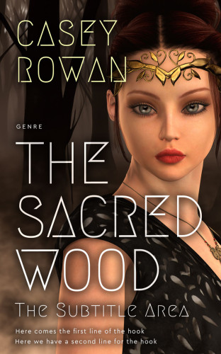 3D mockup of Whiskey #31971 - Premade Fantasy Book Cover