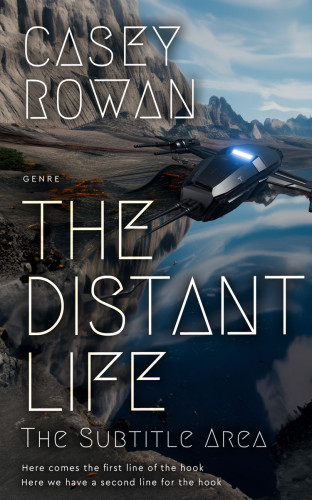 3D mockup of Shark #31972 - Premade Science Fiction Book Cover