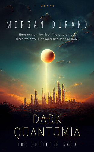 3D mockup of Bunker #31987 - Premade Apocalyptica Book Cover