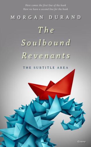 3D mockup of Oslo Gray #32039 - Premade Business Book Cover